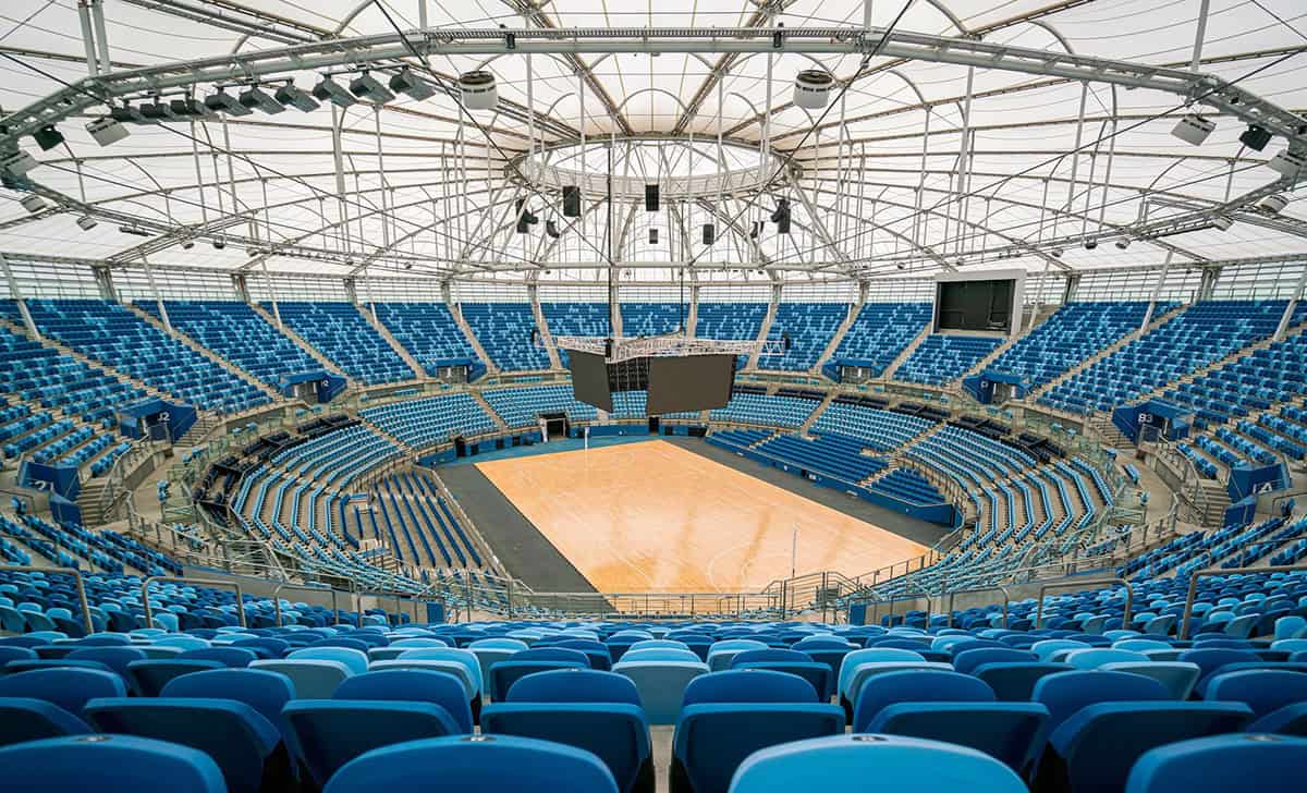 Ken Rosewall Arena Sydney Olympic Park inside view