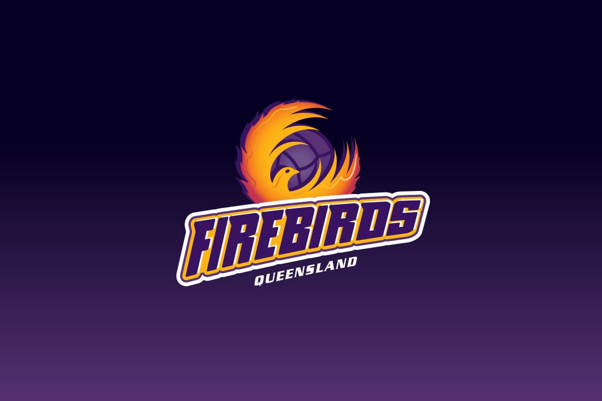 Queensland Firebirds Netball Team Suncorp Super Netball Team logo