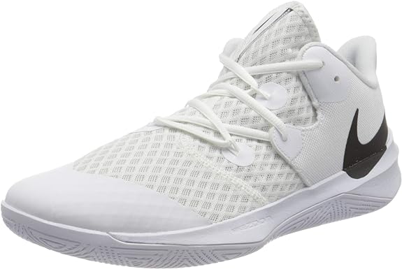 white Nike Hyperspeed Court LE Womens Netball Shoes - nike netball shoe for women in uk and usa
